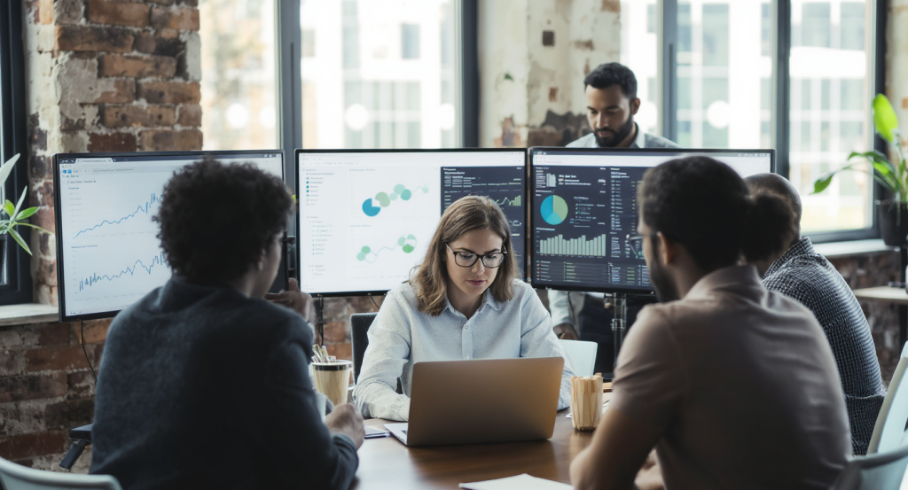 SEO content marketer analyzing data and trends for 2026