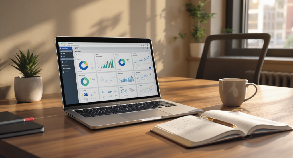 Data-driven SEO blog post strategy with analytics and writing tools